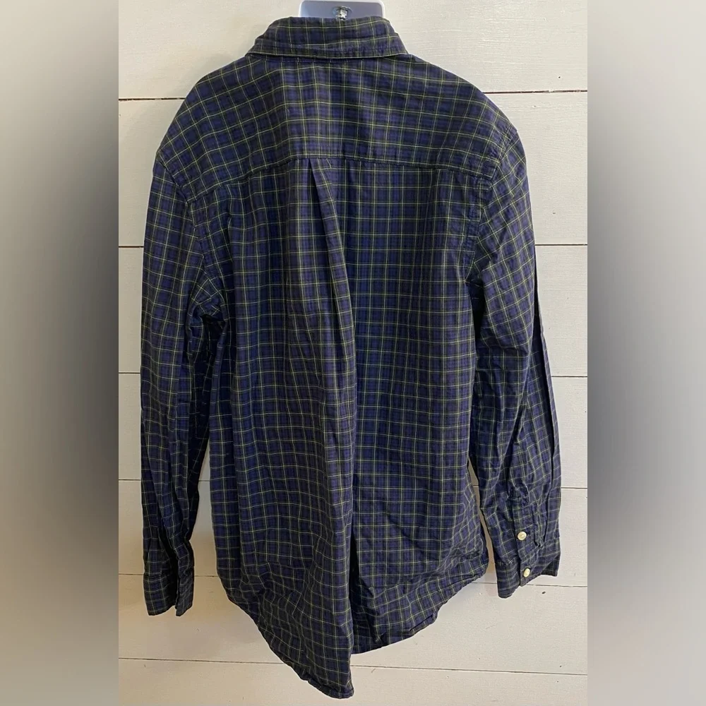 Ralph Lauren Boys’ Sz L‎ (14-16) Plaid Cotton Oxford Shirt